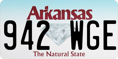 AR license plate 942WGE