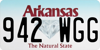 AR license plate 942WGG