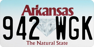 AR license plate 942WGK