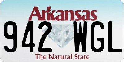 AR license plate 942WGL