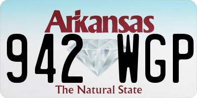 AR license plate 942WGP