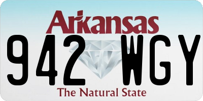 AR license plate 942WGY