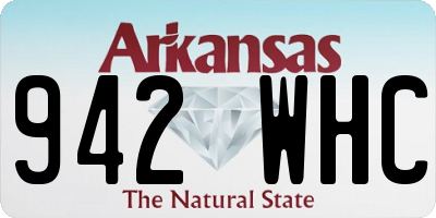 AR license plate 942WHC
