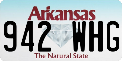 AR license plate 942WHG