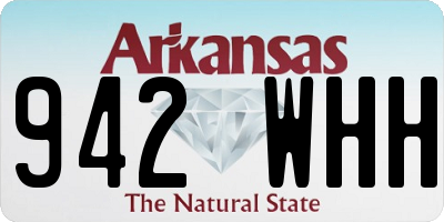AR license plate 942WHH
