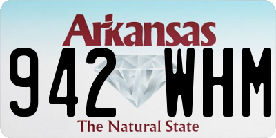 AR license plate 942WHM