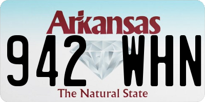 AR license plate 942WHN