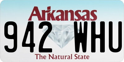 AR license plate 942WHU