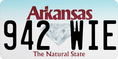 AR license plate 942WIE