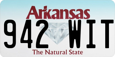 AR license plate 942WIT