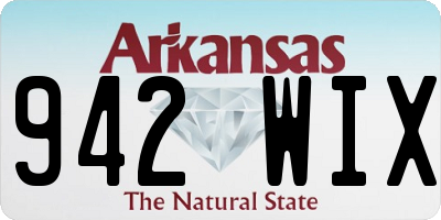 AR license plate 942WIX