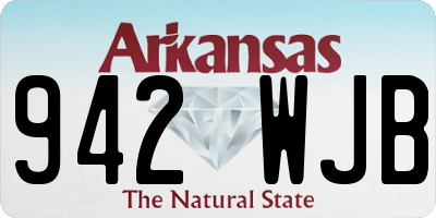 AR license plate 942WJB
