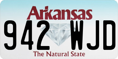 AR license plate 942WJD