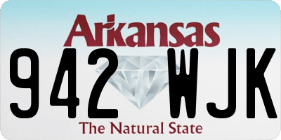 AR license plate 942WJK