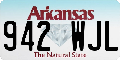 AR license plate 942WJL