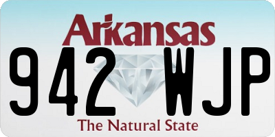AR license plate 942WJP