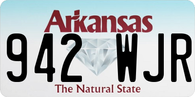 AR license plate 942WJR