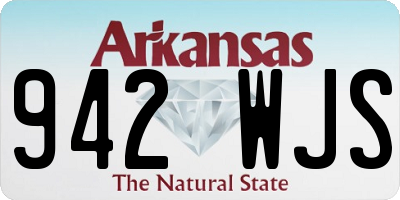 AR license plate 942WJS