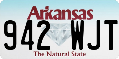 AR license plate 942WJT