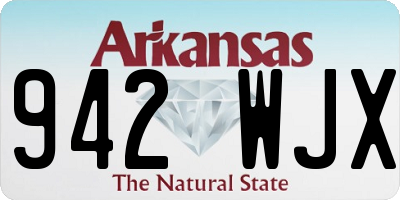 AR license plate 942WJX