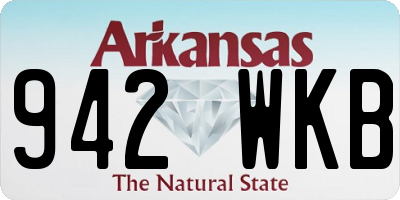 AR license plate 942WKB
