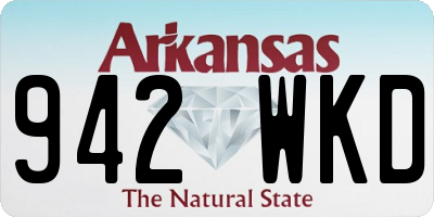 AR license plate 942WKD