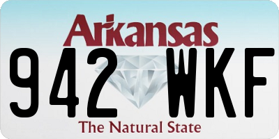 AR license plate 942WKF
