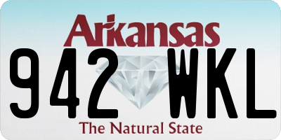 AR license plate 942WKL