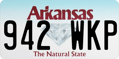 AR license plate 942WKP