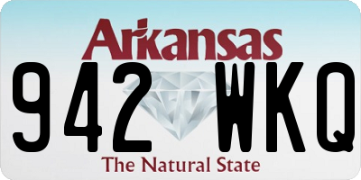 AR license plate 942WKQ