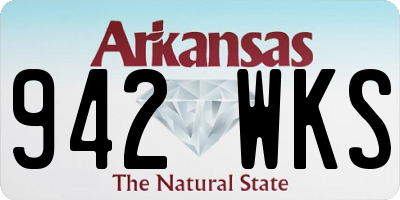 AR license plate 942WKS