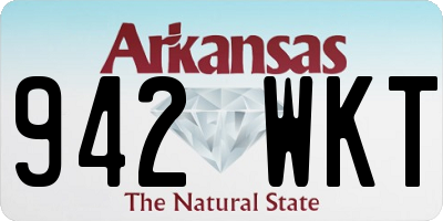 AR license plate 942WKT