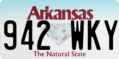 AR license plate 942WKY