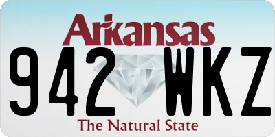 AR license plate 942WKZ