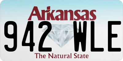 AR license plate 942WLE