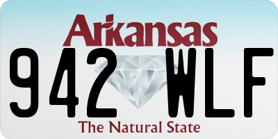 AR license plate 942WLF