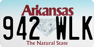 AR license plate 942WLK