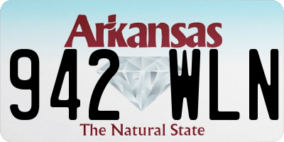 AR license plate 942WLN