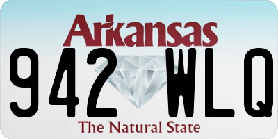 AR license plate 942WLQ