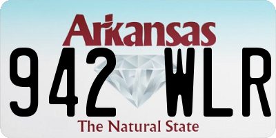 AR license plate 942WLR