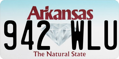 AR license plate 942WLU
