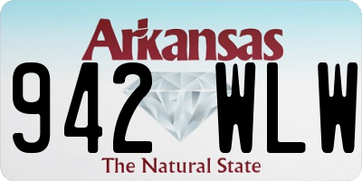 AR license plate 942WLW
