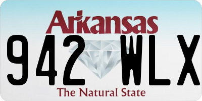 AR license plate 942WLX