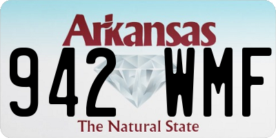 AR license plate 942WMF