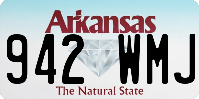 AR license plate 942WMJ