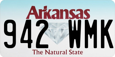 AR license plate 942WMK