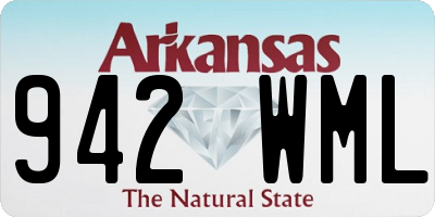 AR license plate 942WML