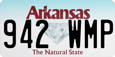 AR license plate 942WMP
