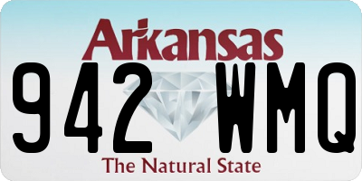 AR license plate 942WMQ