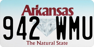 AR license plate 942WMU